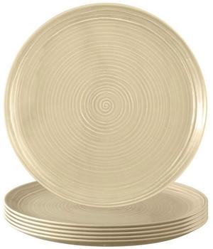 Seltmann Weiden Terra Speiseteller &oslash; 27,8 cm sandbeige 6er Set