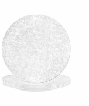 Seltmann Weiden Life Fashion Fr&uuml;hst&uuml;cksteller &oslash; 22,5 cm 6er Set Luxury White