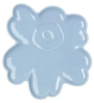 Marimekko Unikko Plate 20 cm, lt.Blue