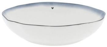 Bastion Collections Suppenteller IRIS BLUE EDGE mit Farbverlauf D. 21cm