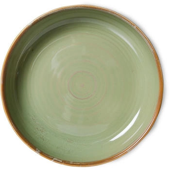 HKliving Home Chef tiefer Teller medium Ø19,3cm Moss green