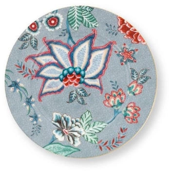 PiP Studio STUDIO Flower Festival Gebäckteller Light Blue 17 cm