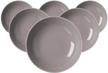 Ritzenhoff & Breker Suppenteller 22cm 6er Set Levi grau