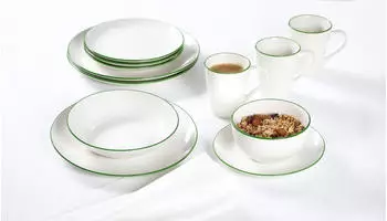 Ritzenhoff & Breker Suppenteller 20cm 6er Set Adela grün