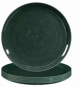 Seltmann Weiden Terra Speiseteller ø 27,8 cm moosgrün 6er Set