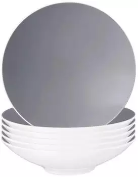 Seltmann Weiden Life Fashion Pasta-/Suppenteller &oslash; 23 cm 6er Set Elegant Grey