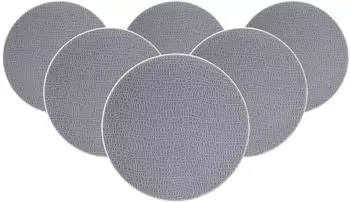 Seltmann Weiden Life Fashion Brotteller ø 16,5 cm 6er Set Elegant Grey