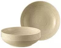 SUPPENTELLER Terra Sandbeige &oslash; 21,2 cm 6er Set
