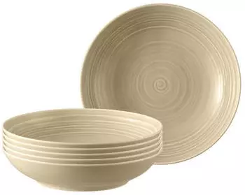 Seltmann Weiden Terra Suppenteller ø 21,2 cm sandbeige 6er Set