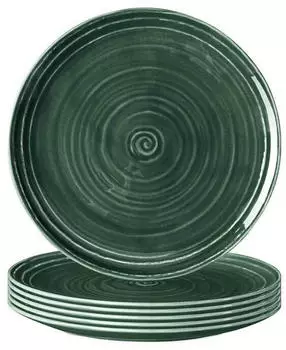 Seltmann Weiden Terra Brotteller ø 17,7 cm moosgrün 6er Set