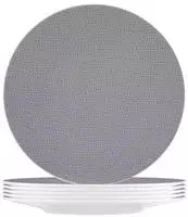 SPEISETELLER Life Fashion Elegant Grey &oslash; 28,3 cm 6er Set