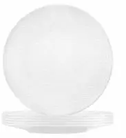 SPEISETELLER Life Fashion Luxury White &oslash; 28,3 cm 6er Set