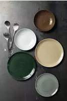 FR&Uuml;HST&Uuml;CKSTELLER Terra Sandbeige &oslash; 22,5 cm 6er Set