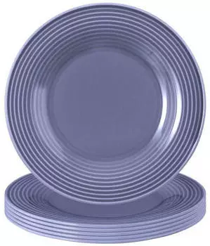 Seltmann Weiden Beat Fliederblau Brotteller 17 cm 6er Set
