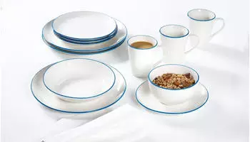 Ritzenhoff & Breker Suppenteller 20cm 6er Set Adela blau