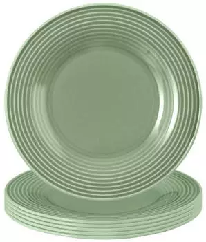 Seltmann Weiden Beat Salbeigrün Brotteller 17 cm 6er Set