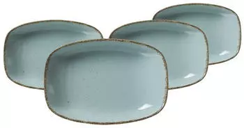 Ritzenhoff & Breker Casa Suppenteller 23,5 x 16 cm 4er Set blau