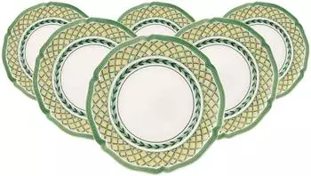 Villeroy & Boch French Garden Orange Brotteller ø 17,4 cm 6er Set