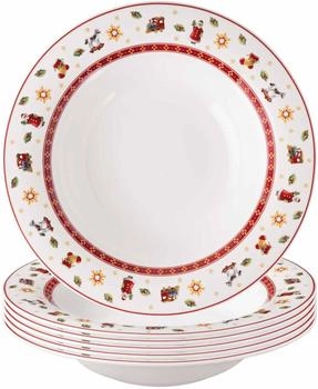 Villeroy & Boch Toy's Delight Suppenteller ø 23 cm Weiß 6er Set