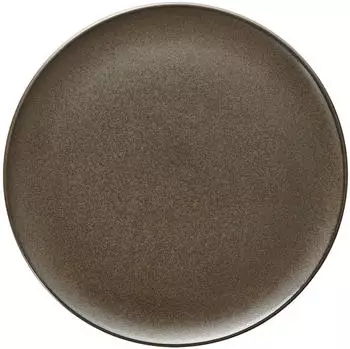 Aida Raw Teller 23 cm, Metallic Brown Metallic Brown