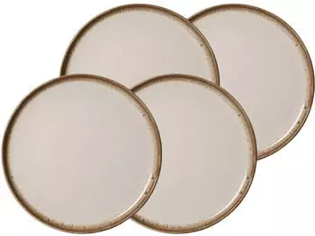 Ritzenhoff & Breker Speiseteller 27,5cm 4er Set Malaga creme