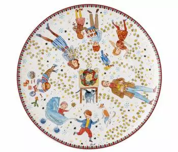 Hutschenreuther Sammelkollektion 2024 Weihnachtsleuchten Plätzchenteller 28cm