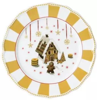 Hutschenreuther Christmas Love beige Teller flach 22cm