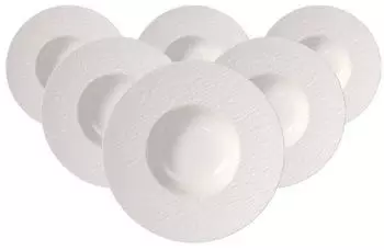 Villeroy & Boch Manufacture Ice Pastateller &oslash; 28 cm 6er Set