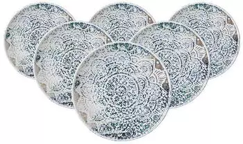 Ritzenhoff & Breker Dessertteller / Fr&uuml;hst&uuml;cksteller 20,5cm 6er Set Luigi