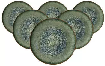 Ritzenhoff & Breker Platzteller 32cm 6er Set Verde gr&uuml;n