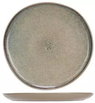 Cosy&Trendy Cosy & Trendy Dinerplatten Onna Sand-Grün ø 27 cm 6 Stück