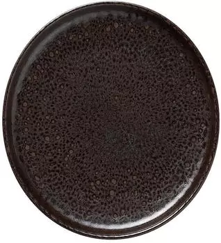 WAS Germany ROCKZZERO ONE Teller flach Ø22cm Steinzeug Metallic Brown 6er-Set (452001022)