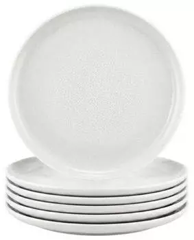 Seltmann Weiden Sento Home Brotteller &oslash; 16,3 cm 6er Set - Aura white