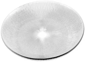 Ritzenhoff & Breker Servierteller &Oslash; 31 cm Transparent Glas Rillenoptik