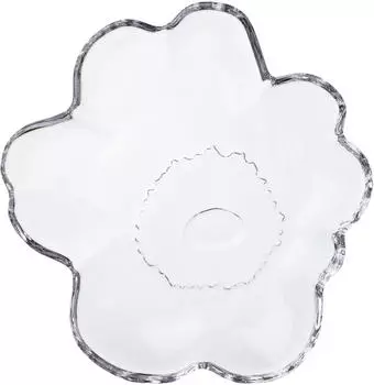 Marimekko Unikko Glasteller, 13 cm, transparent