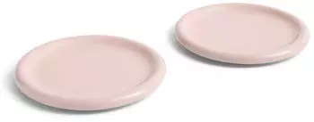 HAY Barro Plate Set of 2 &Oslash;18 cm, Pistachio - Gr&uuml;n