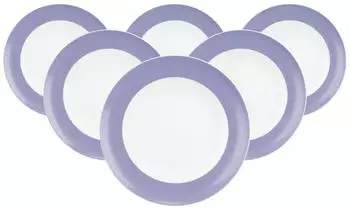 Seltmann Weiden Weiden Liberty Pure Colors Speiseteller &oslash; 27 cm 6er Set Grape Purple