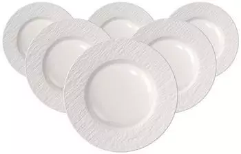 Villeroy & Boch Manufacture Ice Fr&uuml;hst&uuml;cksteller &oslash; 21,7 cm 6er Set