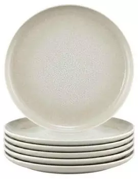 Seltmann Weiden Sento Home Brotteller &oslash; 16,3 cm 6er Set - Aura cream