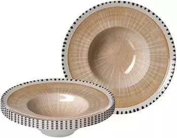 Ritzenhoff & Breker Gourmetteller 28cm 6er Set Natura creme