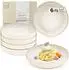Sänger Key West Pastaschalen-Set, Steingut, creme, 6-teilig, 750ml (225820)