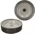 Mäser Prospero Suppenteller 6er-Set, braun, Porzellan, 220ml