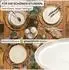 Sänger Key West Dessertteller-Set, Steingut, creme, 6-teilig (225810)