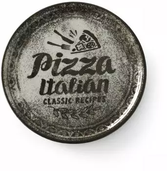Hendi Pizzateller Recipe Collection schwarz, ø330mm, 6er-Set (778937)