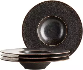 Mäser Powerful Gourmetteller 4-tlg., Porzellan, Ø25cm (935277)