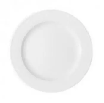 Bauscher Bonn Teller flach, Porzellan weiß, 25cm, 6 Stück (500256)