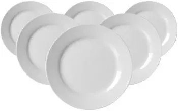 Ritzenhoff & Breker Dessertteller / Frühstücksteller 19cm 6er Bianco