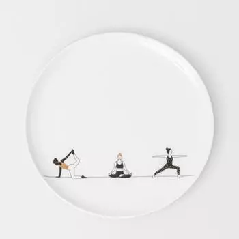 räder Teller "Yoga" Porzellan, Ø 15,5cm (r_17930)