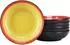 CreaTable Hot Red Suppenteller-Set 6-tlg., Steinzeug (24921)