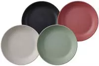 Mepal SILUETA Suppenteller &oslash; 21 cm 4er Set - Bunt